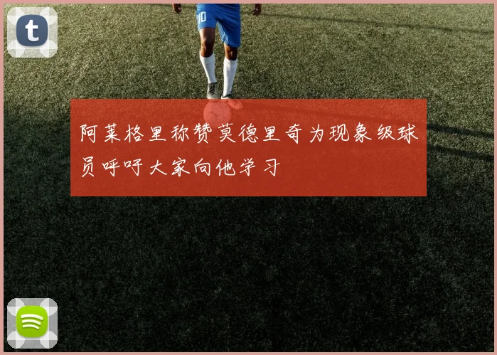 阿莱格里称赞莫德里奇为现象级球员呼吁大家向他学习